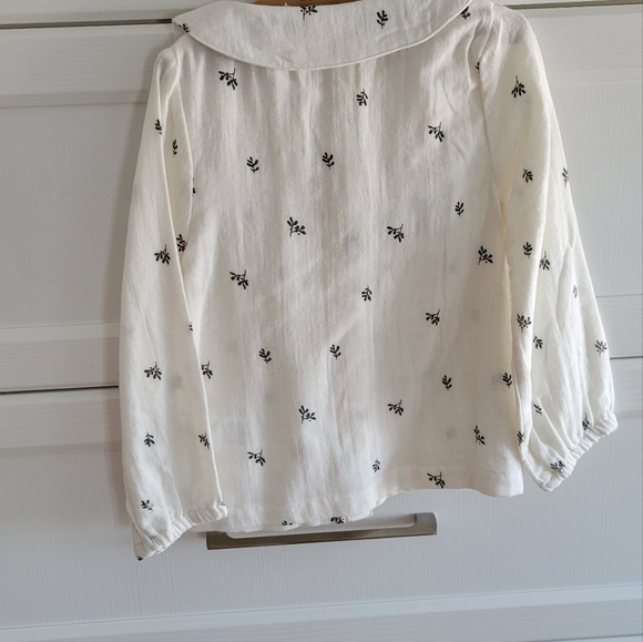 Buttonned up long sleeves Girl blouse - Picture 3 of 4